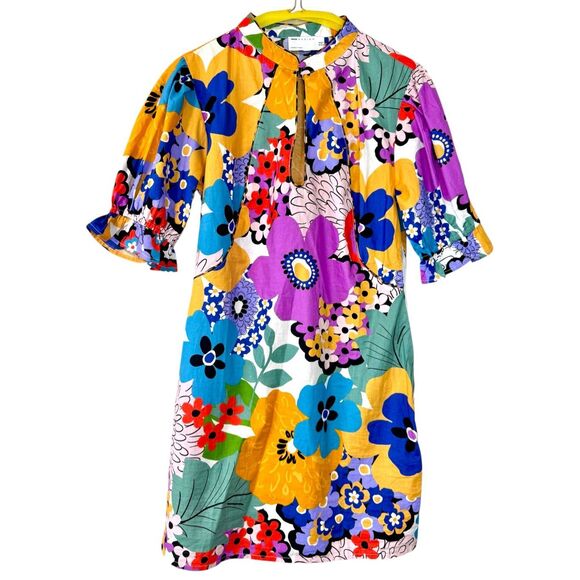 ASOS Floral Multi-Color Mini Dress - Picture 2 of 11